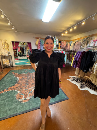 Back to Basics Mini Dress Black