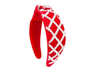 Headband Game Day - Red and White