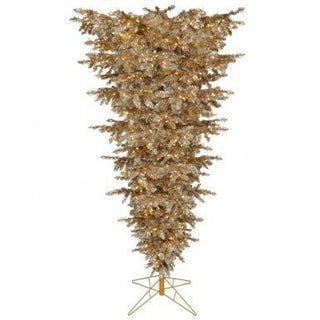 7.5" Dual LED Champagne Umbrella Tree - Boutique Bella BellaChristmas Tree