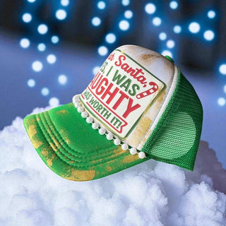 Dear Santa, Yes I Was Naughty Trucker Hat