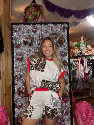 Roar & Relax Leopard Patchwork Set