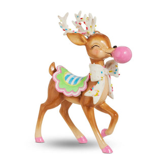 7.75" Bubblegum Blowin' Reindeer - Boutique Bella Bellareindeer