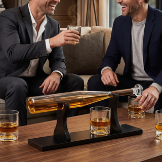 Baseball Bat Whiskey Decanter Premium Barware Gift Elegant Drinkware Collection