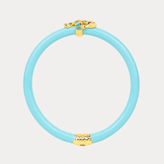 BudhaGirl Fauna Seahorse All Weather Bangle® (AWB®) - Turquoise