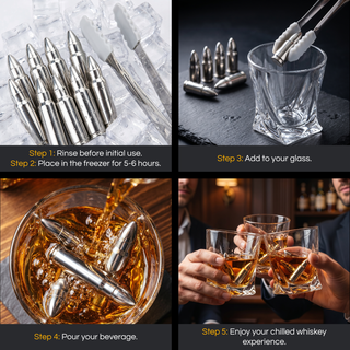 Luxurious Whiskey Bar Gift Set Premium Barware Gift Elegant Drinkware Collection