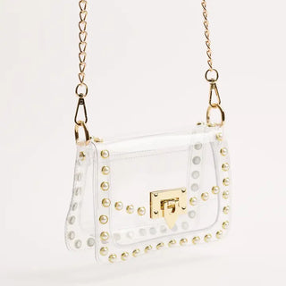 The Jackie Stadium Bag - Pearl