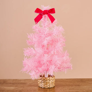 Mini Artificial Christmas Tree-Pink