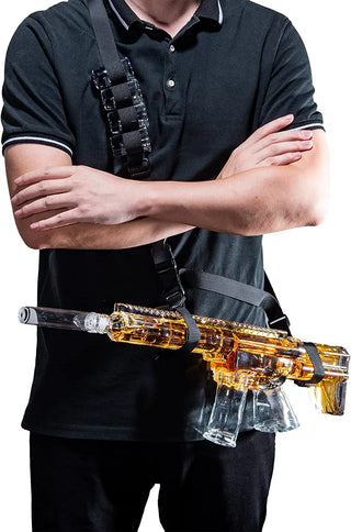 Ar15 Whiskey Decanter Set Holster Attachment Silencer Stopper 22 Oz 4 0 6 Oz Bullet Shot Glasses Uni