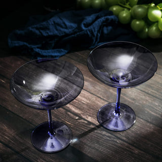 Champagne Coupes 12OZ By Colorful Champagne Glasses Prosecco Mimosa Glasses Set Cock