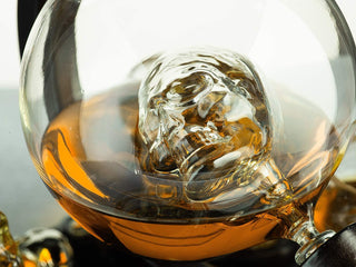 Large Skull Face Decanter Premium Barware Gift Elegant Drinkware Collection