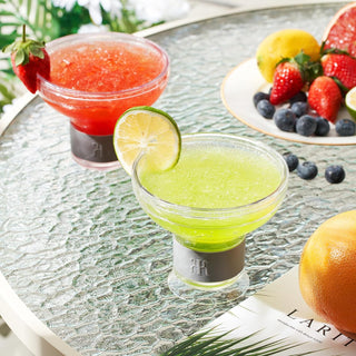 Frozen Margarita Cocktail Chiller Glasses Set Of 4 12 Oz Unbreakable Tritan Acrylic