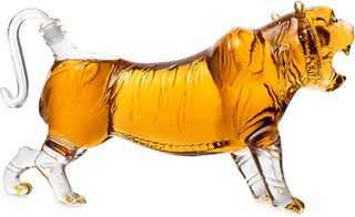 Tiger Decanter 1000ML 11l Whiskey And Wine Decanter By 7h Tiger Glass Decanter For W