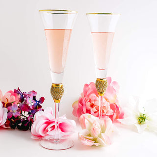 Diamond Champagne Flutes Premium Barware Gift Elegant Drinkware Collection