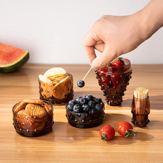 Essential Stacking Bowls Drinking Glasses 5 Tier For All Sorts Of Dishes Toothpicks Fruits Cheese Me