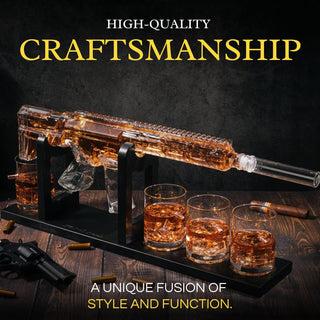 Ar15 Whiskey Decanter Premium Barware Gift Elegant Drinkware Collection