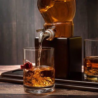 Boxing Glove Whiskey Decanter Set 750ML 13 H X 13 W With 2 10OZ Boxing Glasses By Fo