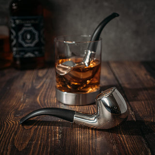 Pipe Whiskey Chillers Gentlemen Pipe Set Of 2 By Stainless Steel Whiskey Stones Rock