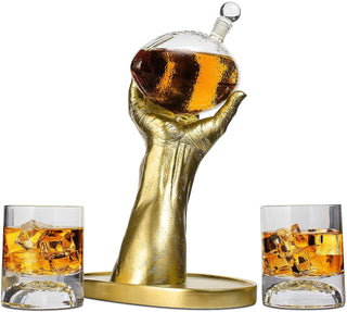 Football Whiskey Decanter Premium Barware Gift Elegant Drinkware Collection