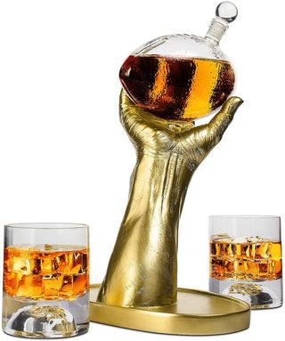 Football Whiskey Decanter Premium Barware Gift Elegant Drinkware Collection