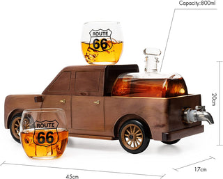 Truck Decanter F150 Premium Barware Gift Elegant Drinkware Collection