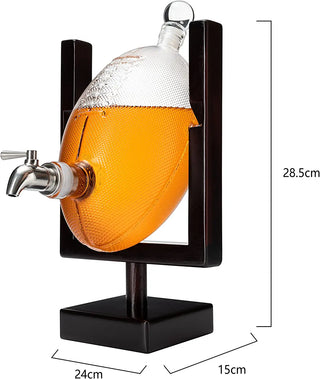 1000 Ml Limited Edition Football Decanter Perfect For Football Season Super Bowl Party Fathers Day G