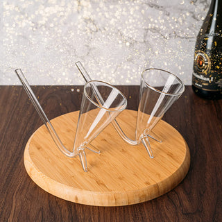 Champagne Shooter With Stands By Glass Wine Champagne Shooters As Gifts Adult Party