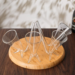 Champagne Shooter With Stands By Glass Wine Champagne Shooters As Gifts Adult Party
