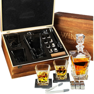 Luxury Whiskey Decanter And Glasses Set Premium Barware Gift