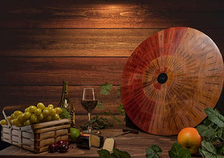 Wine Wheel Handcrafted Wood For Both Amateurs And Connoisseurs A Guide To On Tasting Identifies Prim