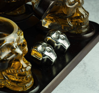 Large Skull Face Decanter Premium Barware Gift Elegant Drinkware Collection