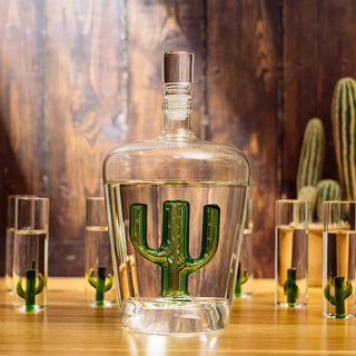 Tequila Decanter Set 1 Premium Barware Gift Elegant Drinkware Collection