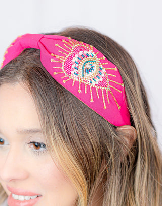 Heart Eyes Adjustable Headband