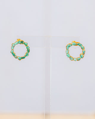 Emerald Maxi Roundabout Studs