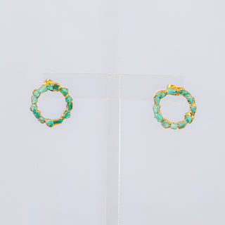 Emerald Maxi Roundabout Studs