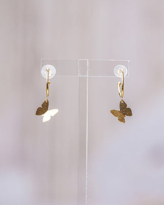 Dangling Butterfly Earrings