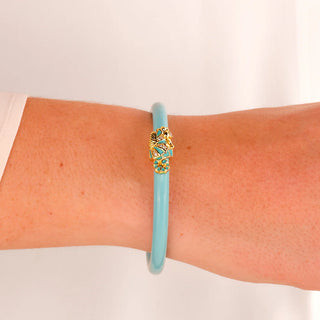 BudhaGirl Fauna Seahorse All Weather Bangle® (AWB®) - Turquoise