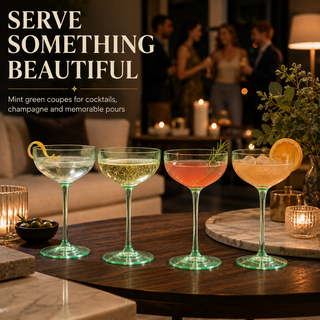 Colored Coupe Glass 7OZ Set Of 4 By Colorful Champagne Cocktail Glasses Fancy Manhat
