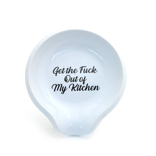 Get The F Out of My Kitchen Spoon Rest, mature language, fun