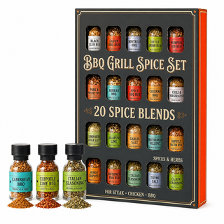 Smokehouse Bbq Gourmet Grilling Spice Set 20 Set Glass Bottle Seasonings Grill Seasoning Flavors Inc