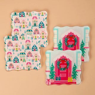 Sugarplum Lane Table Talk Acrylic Coaster Set