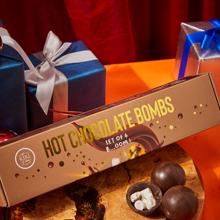 Hot Chocolate Bombs Set Of 6 Delicious Cocoa Bombs Filled With Marshmallows 2 Flavors Caramel Fudge