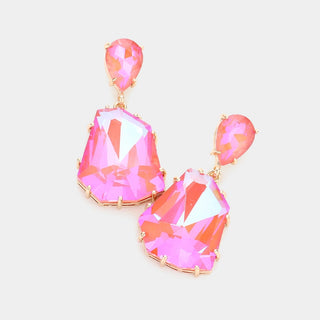 Angle & Stone Earrings