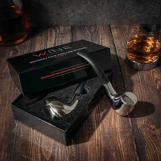 Pipe Whiskey Chillers Gentlemen Pipe Set Of 2 By Stainless Steel Whiskey Stones Rock
