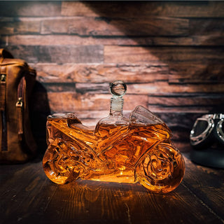 Motorbike Motorcycle Gift Decanter For Wine Whiskey 750ML By