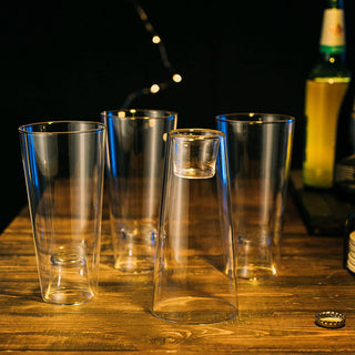 Shot In The Pint Glass Take A Shot Then Flip Your Glass Over And Down A Beer 4 Set 7h The Wine Savan