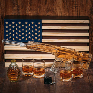Ar15 Whiskey Decanter Gift Premium Barware Gift Elegant Drinkware Collection