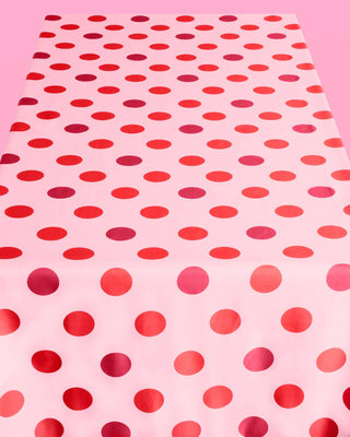Circus Tablecloth | Pink Polka Dot Carnival Party Decor