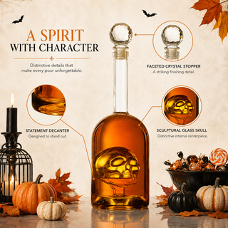 Skull Bottle Premium Barware Gift Elegant Drinkware Collection