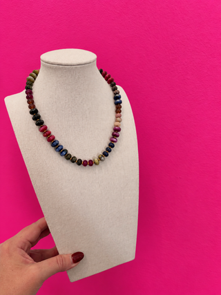 Layering Bead Necklace - Fall