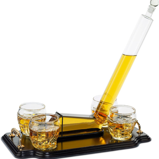 Ice Hockey Whiskey Decanter Premium Barware Gift Elegant Drinkware Collection